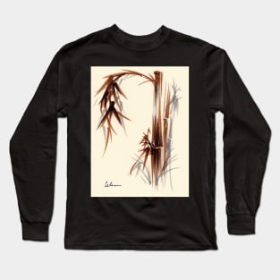 Huntington Gardens Plein Air Bamboo Drawing #1 Long Sleeve T-Shirt